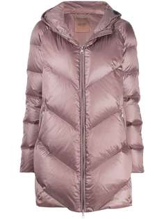LIU JO chevron padded coat