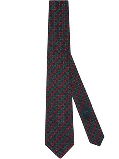 Gucci галстук с логотипом Interlocking G