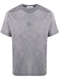 Stone Island футболка с вышитым логотипом