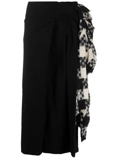 Yohji Yamamoto юбка с оборками
