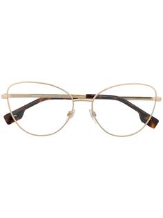 Burberry Eyewear очки в оправе кошачий глаз
