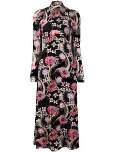 Temperley London платье миди Tippi с цветочным принтом
