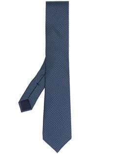Corneliani галстук с геометричным принтом
