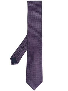 Corneliani галстук с геометричным принтом