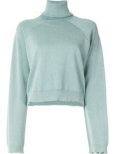 RtA roll-neck raglan jumper