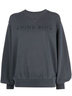 ANINE BING толстовка Esme с вышитым логотипом