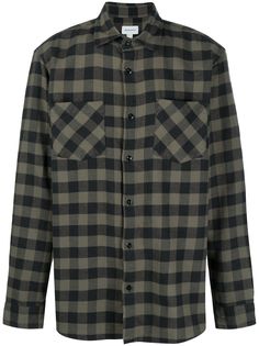 Woolrich фланелевая рубашка в клетку