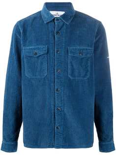 Stone Island button-up corduroy overshirt