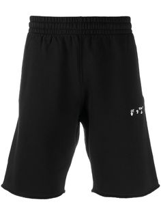 Off-White спортивные шорты с логотипом