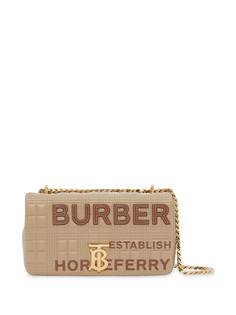 Burberry маленькая стеганая сумка Lola с принтом Horseferry