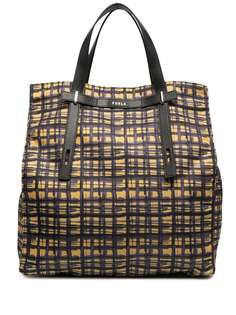 Furla Toni check tote