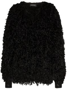 Balmain пушистая куртка