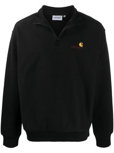 Carhartt WIP short-zip logo sweatshirt