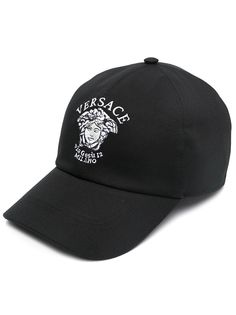 Versace бейсболка с вышитым логотипом