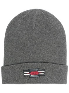 Isabel Marant logo patch knitted beanie