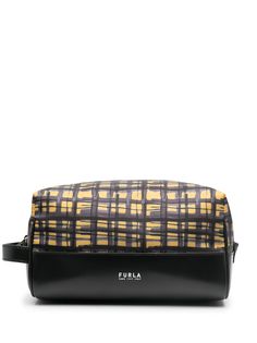 Furla несессер с геометричным принтом