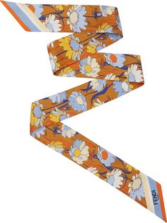 Fendi узкий шарф Wrappy