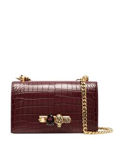 Alexander McQueen сумка-сэтчел Jewelled с тиснением под крокодила