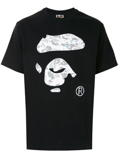 A BATHING APE® футболка ABC Ape Head с короткими рукавами