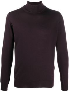 Corneliani джемпер тонкой вязки с высоким воротником