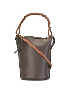 LOEWE сумка-ведро с тисненым логотипом