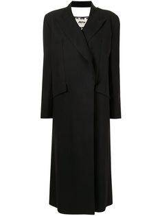 Maison Rabih Kayrouz peak-lapel wraparound coat