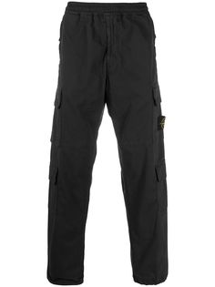 Stone Island брюки карго с нашивкой-логотипом