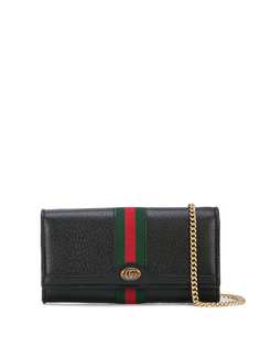 Gucci кошелек Ophidia с цепочкой