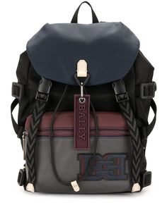 Bally рюкзак с контрастными вставками