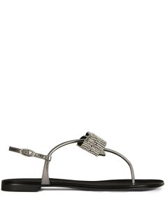 Giuseppe Zanotti embellished bow sandals