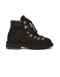 Черные замшевые хайкеры Guidi