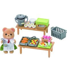 Игровой набор Sylvanian Families Школьный обед