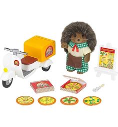 Игровой набор Sylvanian Families Доставщик пиццы
