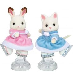 Игровой набор Sylvanian Families Друзья на коньках 7.5 см