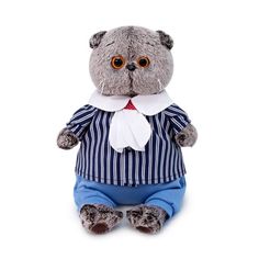 Мягкая игрушка Budi Basa Басик в морском костюме 19 см