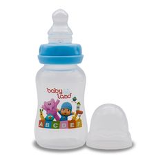 Бутылочка Babyland ортодонтическая соска с антиколиковым клапаном, полипропилен, 6-18 мес, 300 мл