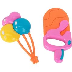 Набор погремушек Жирафики Эскимо и шарики