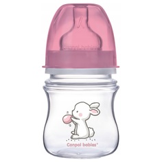 Бутылочка Canpol Easy Start Little Cuties с силиконовой соской, полипропилен, 120 мл