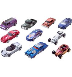 Игровой набор Hot Wheels Набор машинок, 10 шт,