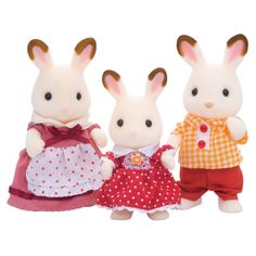 Игровой набор Sylvanian Families Семья Шоколадных кроликов