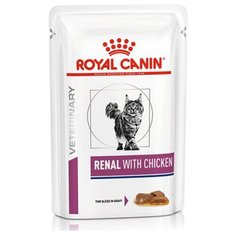 Корм для кошек Royal Canin Renal, при проблемах с почками, с курицей 85 г