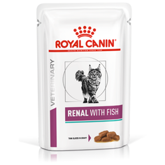 Корм для кошек Royal Canin Renal, при проблемах с почками, с рыбой 85 г