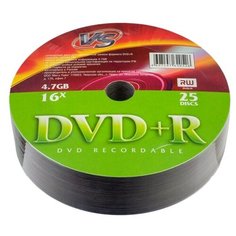 Диск DVD+R VS 4.7 GB 16x bulk 25 шт.