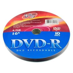 Диск DVD-R VS 4.7 GB 16x bulk 10 шт.