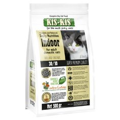 Корм для пожилых кошек Kis-kis для живущих в помещении, с курицей 500 г