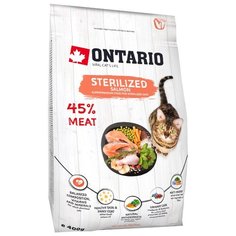 Корм для кошек Ontario с лососем 400 г