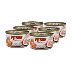 Корм для кошек Petreet с куриной грудкой, с печенью 6шт. х 70 г