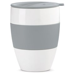 Термокружка Koziol Aroma to go 2.0 (0,4 л) белый/серый