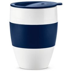 Термокружка Koziol Aroma to go 2.0 (0,4 л) белый/синий