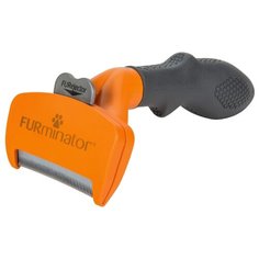 Щетка-триммер FURminator M для длинношерстных собак средних пород оранжевый/серый